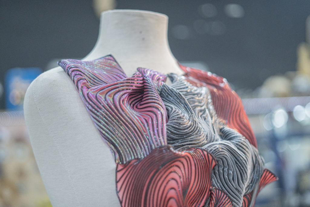 Detail of a garment by Fabricademy student Dineshkumar